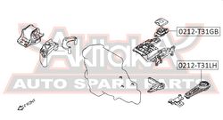 0212-T31LH ПОДУШКА ДВИГАТЕЛЯ ЛЕВАЯ