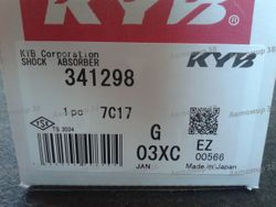 341298 Амортизатор газомасляный задний правый/левый (цена за штуку)