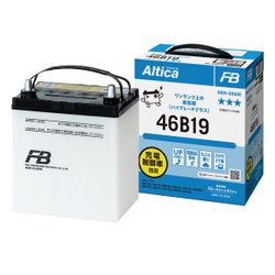 46B19L Аккумулятор FB Altica HIGH-GRADE 12V, 43 А/ч, 380А, обратной, (Д185xШ125хВ227(мм)), клемма "+" справа