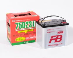 75D23L Аккумулятор FB SUPER NOVA 12V, 65 А/ч, 620А, обратной, (Д230xШ169хВ225(мм)), клемма "+" справа