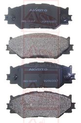 AKD-01107 КОЛОДКИ ТОРМОЗНЫЕ