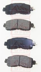 AKD-02109 КОЛОДКИ ТОРМОЗНЫЕ