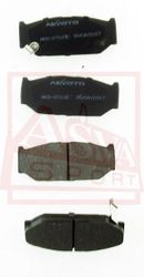 AKD-07105 КОЛОДКИ ТОРМОЗНЫЕ