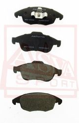 AKD-13104 КОЛОДКИ ТОРМОЗНЫЕ