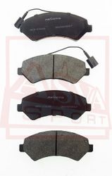 AKD-13106 КОЛОДКИ ТОРМОЗНЫЕ