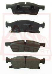 AKD-20104 КОЛОДКИ ТОРМОЗНЫЕ