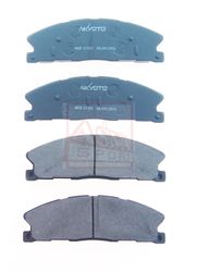 AKD-21101 КОЛОДКИ ТОРМОЗНЫЕ