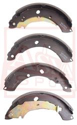 AKS-23101 КОЛОДКИ  ТОРМОЗНЫЕ БАРАБАННЫЕ ЗАДНИЕ