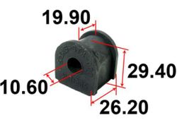ASBHO1019 Втулка стабилизатора Tenacity (1410) ASBHO1019 11мм.