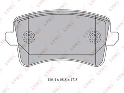 BD1223 Колодки тормозные дисковые