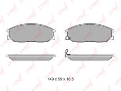 BD3614 Колодки тормозные дисковые