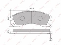 BD5501 Передние тормозные колодки