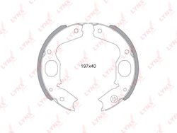 BS5505 Задние тормозные колодки ручного тормоза