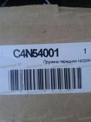 C4N54001 Пружина передняя