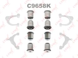 C9658K Комплект сайлентблоков / Рычагов / Перед. подв.