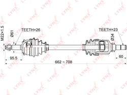 CD1152 Привод в сборе | перед лев |
