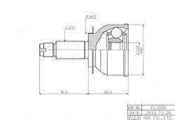 FUE036 ШРУС внешний