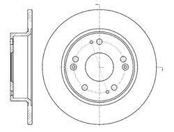 GR01659 Диск тормозной
