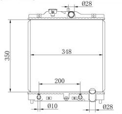 HDEK31216 Радиатор охлаждения двигателя