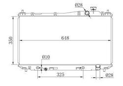 HDES11216 Радиатор охлаждения двигателя