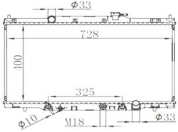 HDRD51226 Радиатор охлаждения двигателя