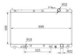 HDRF11216 Радиатор охлаждения двигателя