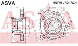 HNWH-JRD1RLH ПОДШИПНИК ЗАДНЕЙ ЛЕВОЙ СТУПИЦЫ