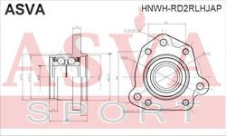 HNWH-RD2RLHJAP ПОДШИПНИК ЗАДНЕЙ ЛЕВОЙ СТУПИЦЫ