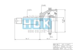 HYE011A ШРУС внешний ABS ECO-series