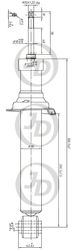 JAA0070 Амортизатор задний правый/левый (цена за штуку)
