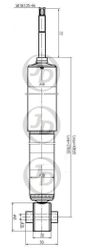 JAA0214 Амортизатор газомасляный задний правый/левый (Для авто выпускаемых после июля 1999 г.)(цена за штуку)
