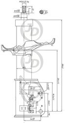 JAS0167 Стойка передняя левая  (на авто выпускаемые до ноября 2000 г.)