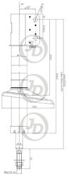 JAS0203 Стойка газомасляная передняя правая