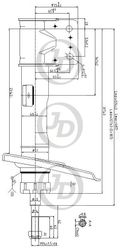 JAS0252 Стойка газомасляная передняя правая