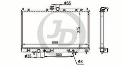 JPR0060 Радиатор охлаждения двигателя