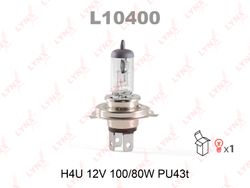L10400 Лампа H4U 12V 100/80W PU43T