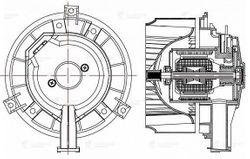 LFH0595 Вентилятор отопителя салона