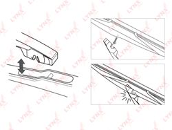 LR30C Щетка стеклоочистителя задняя