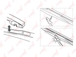 LR40B Щетка стеклоочистителя задняя
