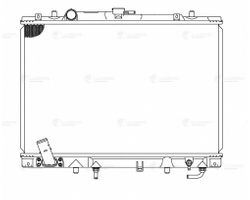 LRC11126 Радиатор охлаждения двигателя