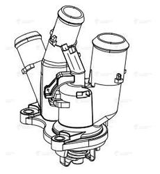 LT1039 Термостат LUZAR LT1039 Ford Focus II (05-) 1.6Ti