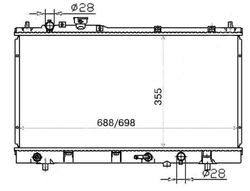 MCCP8W1216 Радиатор охлаждения двигателя