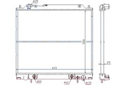 MCL4001224 Радиатор охлаждения двигателя