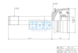 MI013 ШРУС внешний MI-13