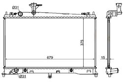 MZGG3P1216 Радиатор охлаждения двигателя