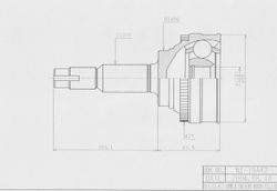NIE019A ШРУС внешний ABS ECO-series