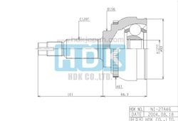 NIE027A ШРУС внешний ABS ECO-series