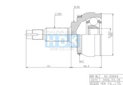 NIE069A ШРУС внешний ABS ECO-series