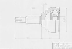 NIE074 ШРУС внешний