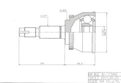 NIE113A ШРУС внешний ABS
